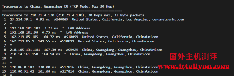 cloudpowerall：洛杉矶回程100M AS9929线路，月付4..99刀，简单测评