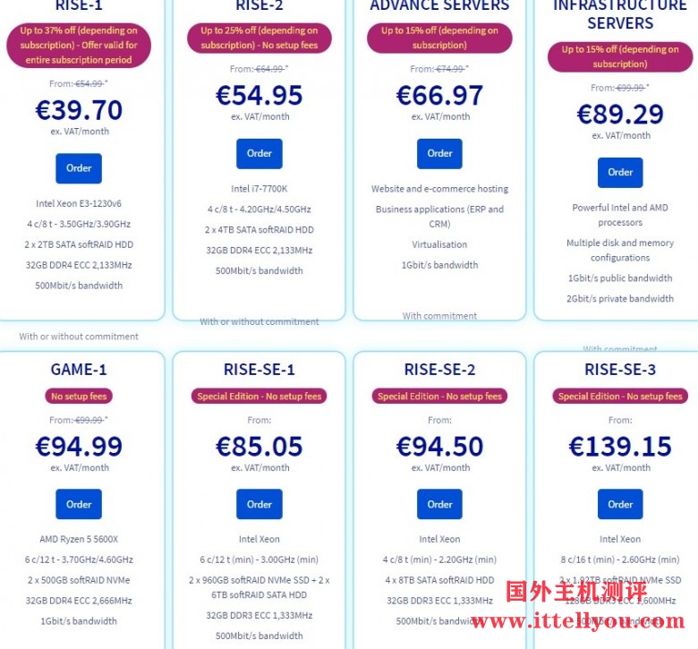 OVH：最新优惠，有独服、VPS等；有新加坡，1年及以上合同期性价比高