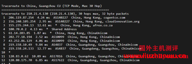 华纳云：(hncloud)-cn2+bgp线路香港云服务器，18元/月，简单测评