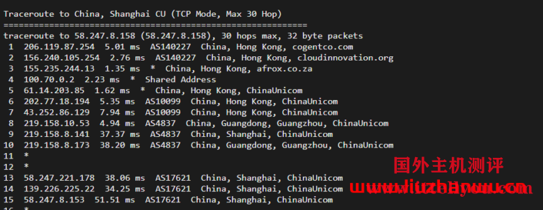 华纳云：(hncloud)-cn2+bgp线路香港云服务器，18元/月，简单测评