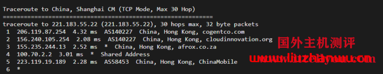 华纳云：(hncloud)-cn2+bgp线路香港云服务器，18元/月，简单测评