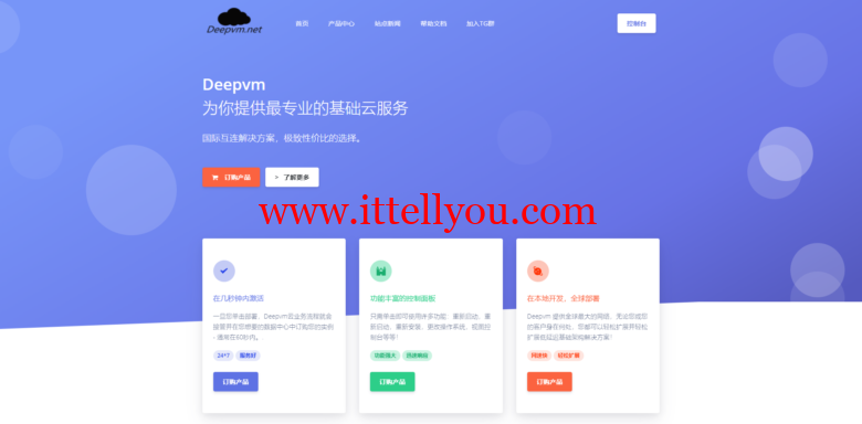 DeepVM：五折优惠！美国西雅图高防CUVIP，AS4837线路 2Gbps带宽，10元/月起