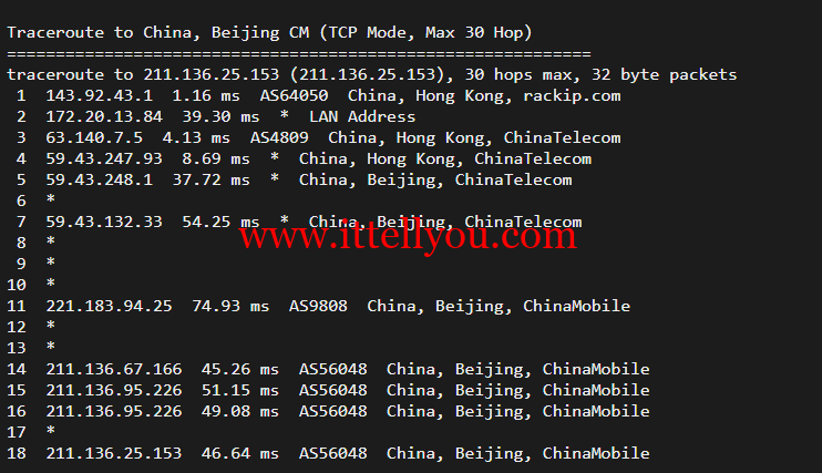 稳爱云：香港CN2 GIA，2核/2G/20M带宽，月付34元，美国CERA联通首月半价25元，简单测评