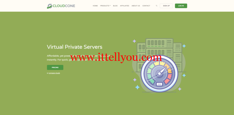 CloudCone：洛杉矶MC机房KVM VPS，1核1G内存50GB硬盘1TB流量@1Gbps带宽.99/年