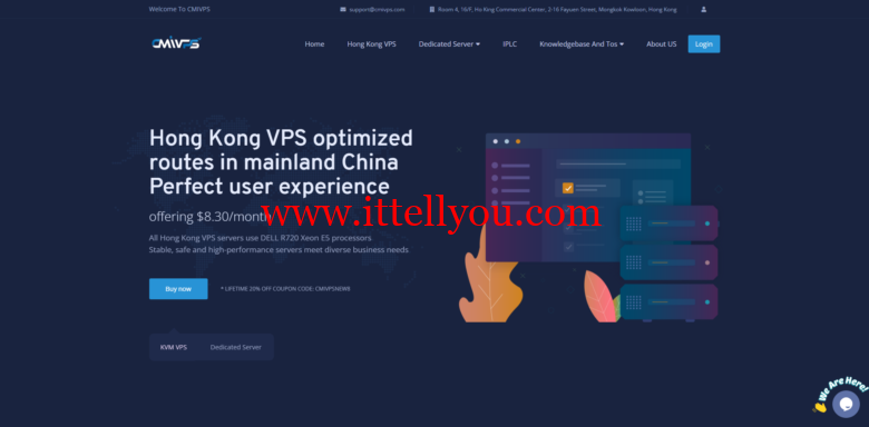 CMIVPS：雙11年度最大優惠活動 全線VPS終身5折優惠,香港大带宽/直连线路月付3.5美元起