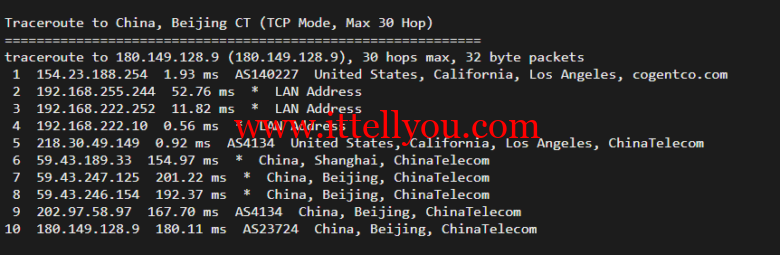 华纳云：美国独立服务器，E5-2660/16G内存/50MCN2+AS9929线路，简单测评