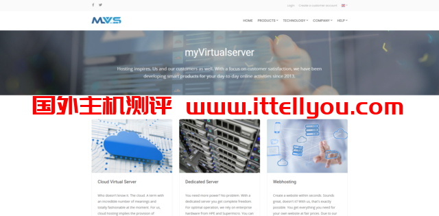 myvirtualserver：德国vps，1核@AMD EPYC™/2GB内存/20GB NVMe硬盘/2TB流量/250Mbps端口，€4.99/月