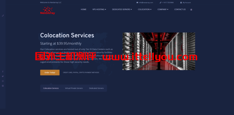 Nextarray：美国便宜vps，2核/1GB内存/20GB SSD空间/不限流量/100Mbps端口，.98/季