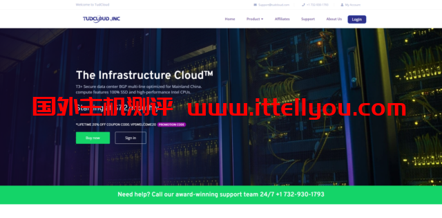 tudcloud：香港VPS，月付8折/半年付7折，可选大带宽或不限流量，.2/月起
