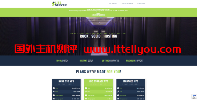 #大盘鸡#LiteServer：荷兰vps，1核@AMD EPYC 7452/1GB内存/512GB硬盘/10TB流量/1Gbps端口，€3/月起