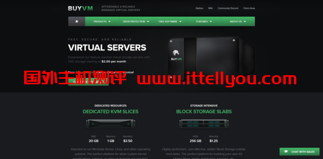 Buyvm：美国vps/卢森堡vps，1核AMD Ryzen/1GB内存/20GB NVME硬盘/不限流量/10Gbps端口/KVM/送DirectAdmin/DDOS/不限版权，.5/月起