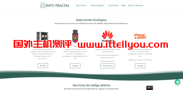 infofractal：智利vps，1核/512MB内存/40GB硬盘/1TB流量/250Mbps端口，$4/月-国外主机测评