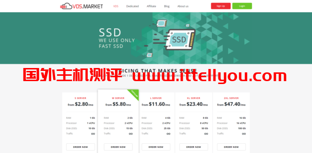 vds.market：新加坡vps/荷兰vps/德国vps/西班牙vps/乌克兰vps，1核/1GB内存/10GB SSD硬盘/不限流量/1Gbps端口，.4/月