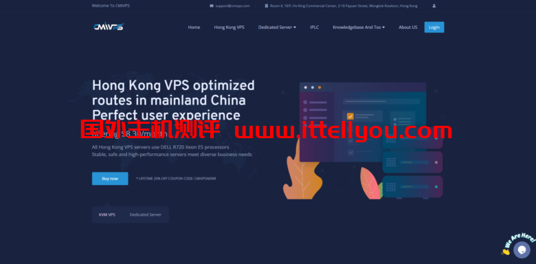 CMIVPS：香港大带宽VPS主机，月付8折半年付7折，直连线路5-100Mbps带宽，香港独服月付7美元起，美国站群服务器月付5美元