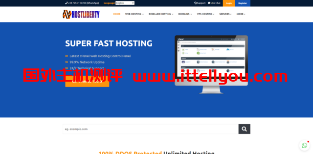 Host Liberty：便宜vps，1核/1GB内存/20GB NVMe硬盘/不限流量/100Mbps-500Mbps端口，.95/月，新加坡/美国/欧洲等机房