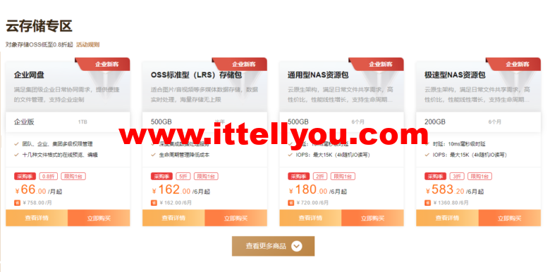 阿里云：开年上云，优惠享不停，助力企业上云，精选产品低至0.5折起