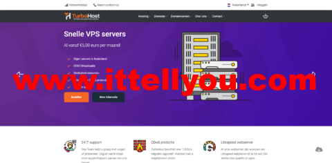 Turbohost：荷兰vps，1核/2GB内存/20GB SSD硬盘/不限流量/1Gbps端口，€5/月起