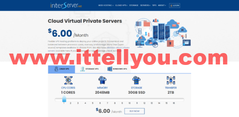 InterServer：美国便宜VPS，1核/2G内存/30G SSD硬盘/2TB流量，.8/月起，可选1TB大硬盘VPS，windows vps