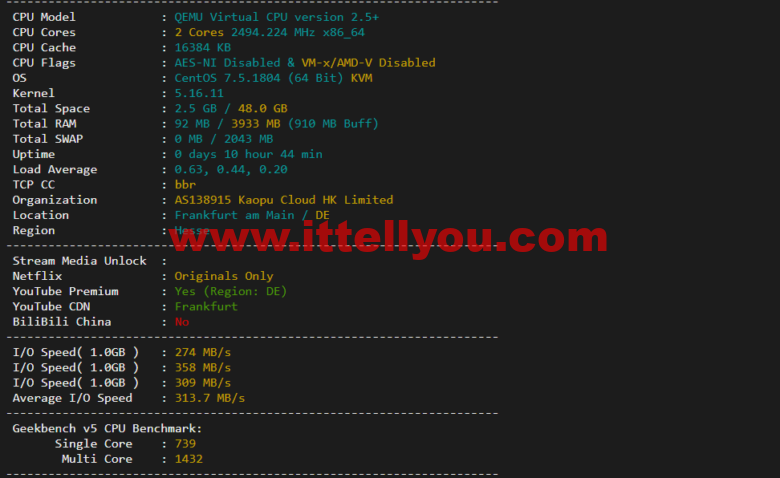 lightnode：德国法兰克福VPS，1核/2G内存/50G硬盘/1000GB流量，月付.71，解锁流媒体/小时计费，简单测评