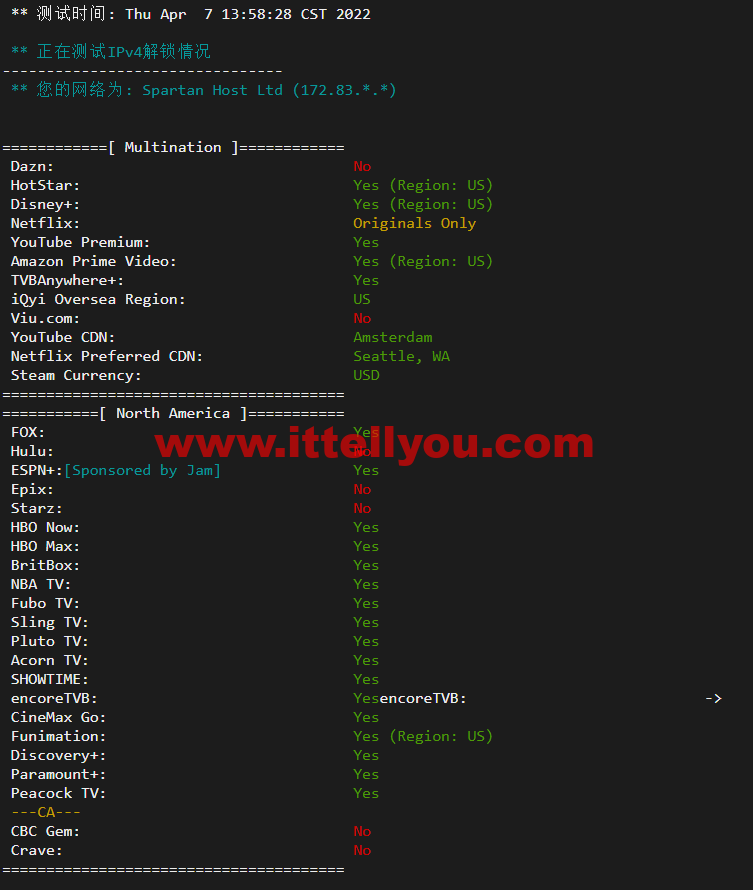 斯巴达(SpartanHost)：西雅图机房高防vps，AMD Ryzen 5950X KVM VPS（电信联通AS4837回程，移动直连），简单测评