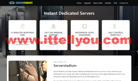 ServerStadium：美国特价独立服务器，西雅图机房，2*L5420/16GB内存/500GB硬盘/10TB流量/1Gbps带宽，/月起