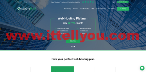 StableHost：首年2折，cPanel建站主机，低至.8/年，美国/新加坡等8个机房
