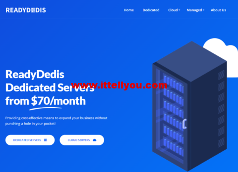 #黑五#ReadyDedis：美国和新加坡vps，4核/10GB内存/200GB SSD/不限流量/1Gbps端口，/月，可选洛杉矶/西雅图/新加坡等机房