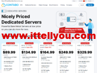 Contabo：新增Ryzen 9 7900物理服务器，可选德国/英国/美国/日本/新加坡/澳大利亚，1Gbps带宽@32TB流量，月付$89.99起