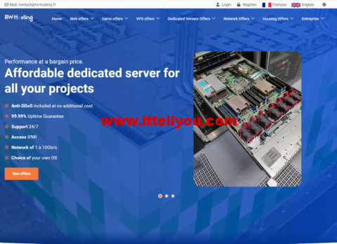 RW-Hosting：法国AMD EPYC高性能vps，2核/4GB内存/30GB NVMe/不限流量/10Gbps端口，€2.99/月