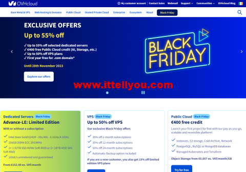 #黑五#OVHcloud：独服优惠，E3-1245v2/32GB内存/1.4TB SSD硬盘/不限流量/100Mbps带宽，€15/月，可选法国/加拿大/美国