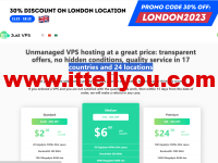 JustVPS：新上伦敦VPS，七折优惠，1核/1GB/20GB/300M不限流量，$2.2/月起