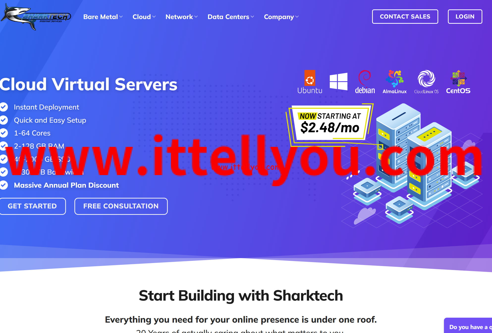 #Fall Season Sale 2024#Sharktech：洛杉矶10Gbps不限流量高防服务器，2*E5-2678v3/256G内存/2TB NVMe硬盘，$319/月起