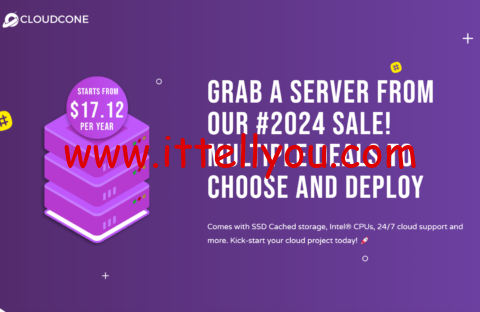 CloudCone：美国洛杉矶便宜VPS，2核/1G/55GB SSD/2T月流量/1Gbps带宽，.12/年