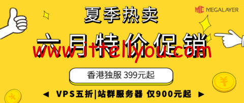 #夏季热卖# Megalayer：VPS五折狂欢，24元/月起，独立服务器399元起，香港站群仅需900元/月！