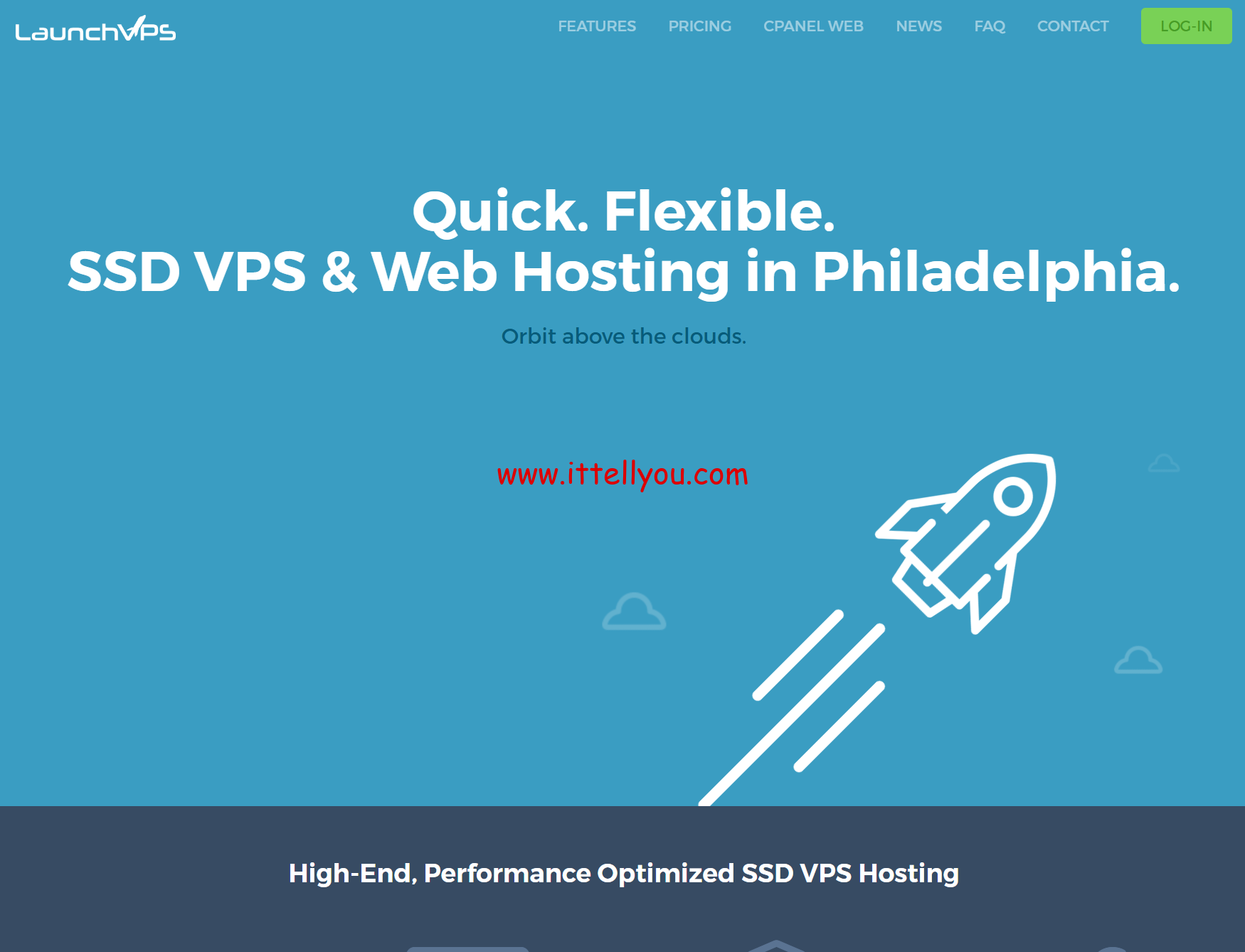 Launchvps:费城机房VPS,1核/768MB/20GB/768GB@500Mbps,$17.95/年