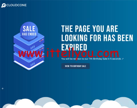 #七周年促销#CloudCone：洛杉矶SC2机房大硬盘vps，4核/8GB/220GB/6TB@1Gbps，.96/月
