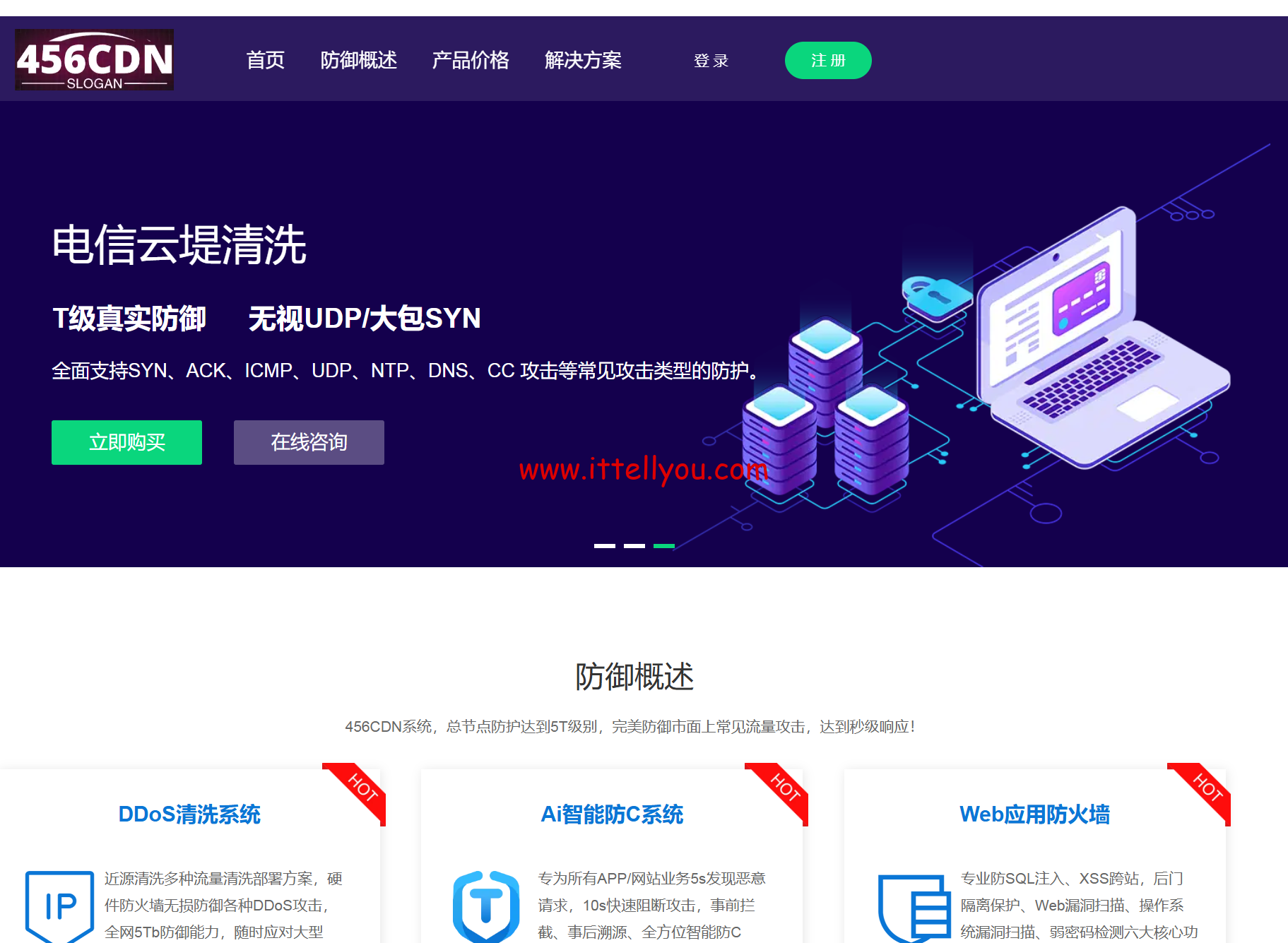 456CDN：高防CDN，200GB DDoS防护，无视CC，1TB流量@50Mbps带宽，500元/月，安全加速，智能守护，稳定安全