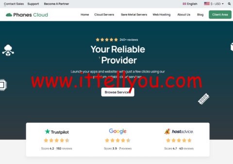 PhanesCloud：荷兰VPS，首付5折，1核/1GB/30G NVMe/5TB@1Gbps带宽，€2/月