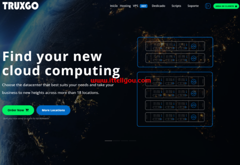 Truxgo Servers：洛杉矶vps，1核/512MB内存/25GB硬盘/不限流量/100Mbps带宽，.5/月起