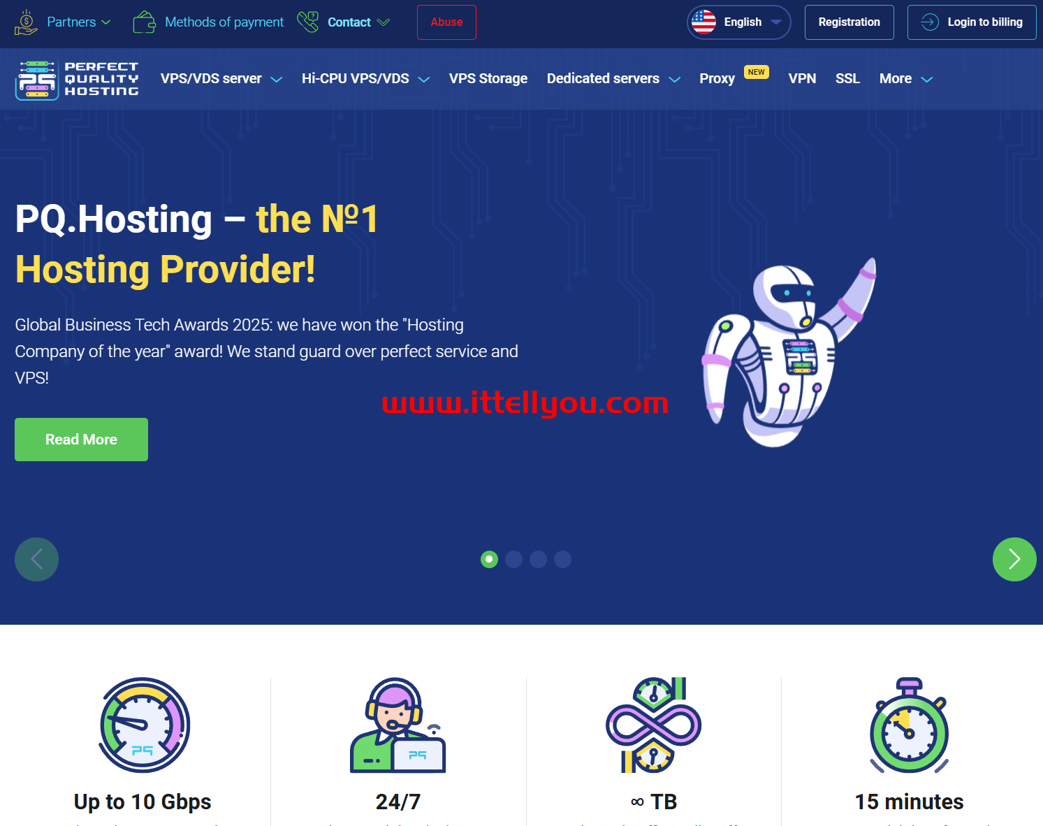 PQ.Hosting：1~10Gbps不限流量VPS，月付5.77欧元起，可选全球40多个机房