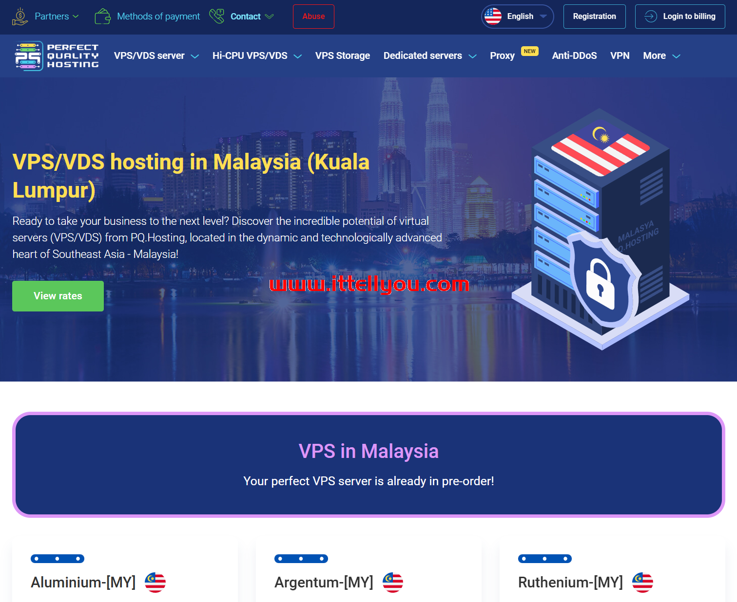 PQHosting:新上第49个数据中心马来西亚机房,5.1折优惠,月付2.9欧元起,1~10Gbps带宽不限流量