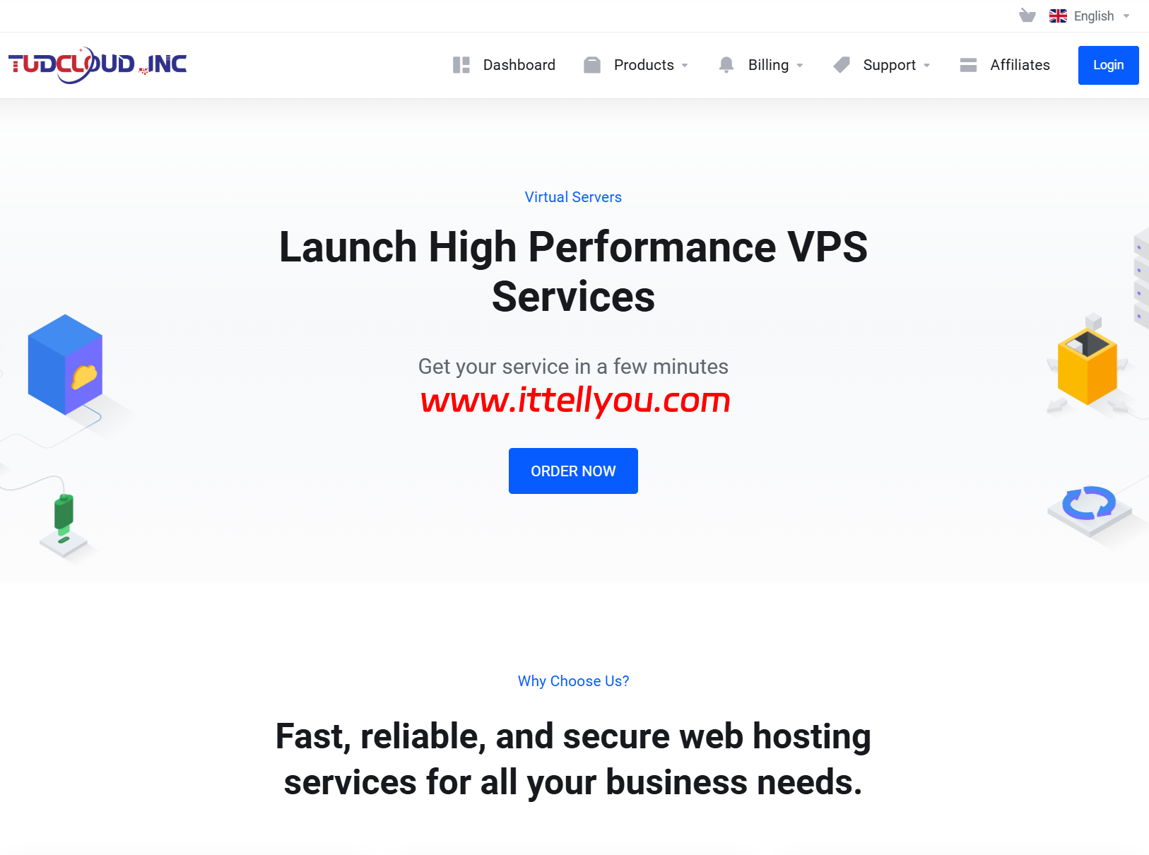 #黑五#Tudcloud：全场VPS年付5.5折，充值满$50送10%，充值满$200送20%，可选香港/西雅图机房