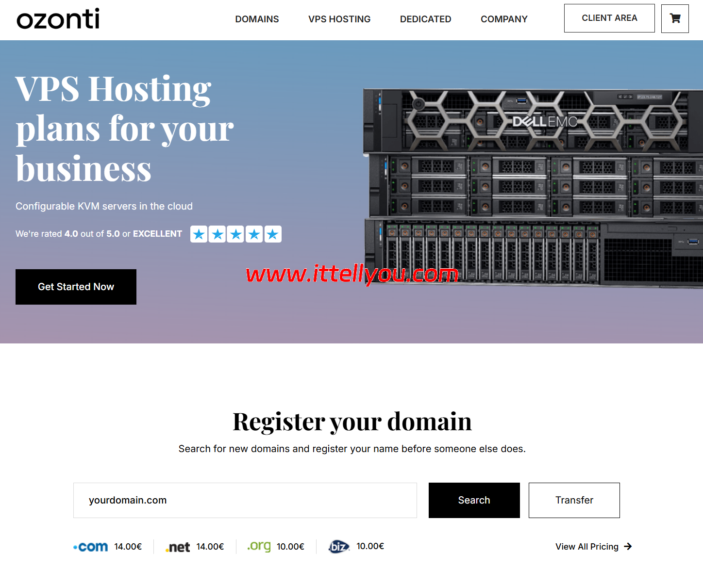 Ozonti：1核/2GB/25GB NVMe/2TB@1Gbps带宽，€3/月，可选美国/波兰机房