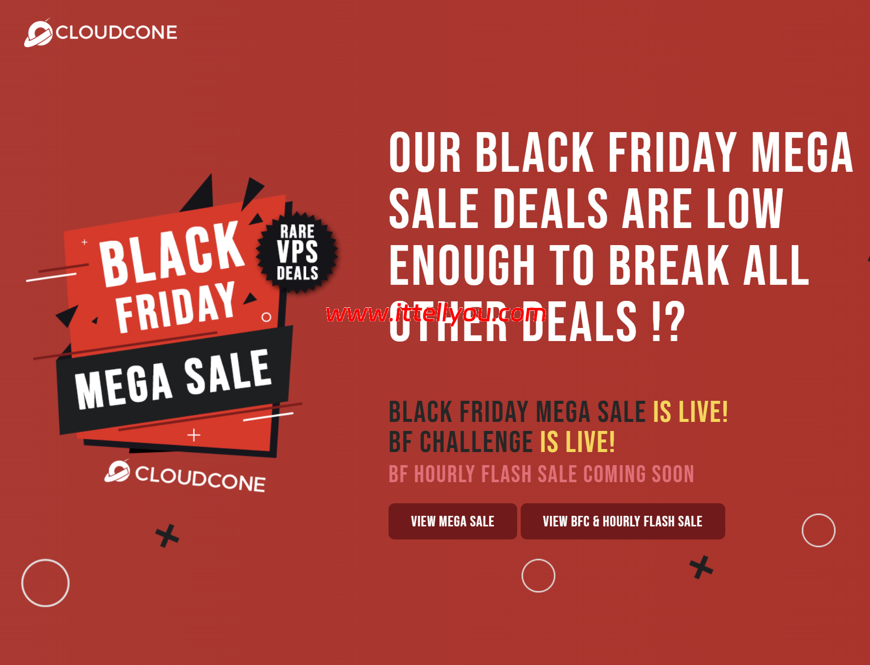 #黑五#CloudCone：美国VPS低至$10.59/年起，SC2云服务器$25/年起，洛杉矶&雷斯顿&圣路易斯机房