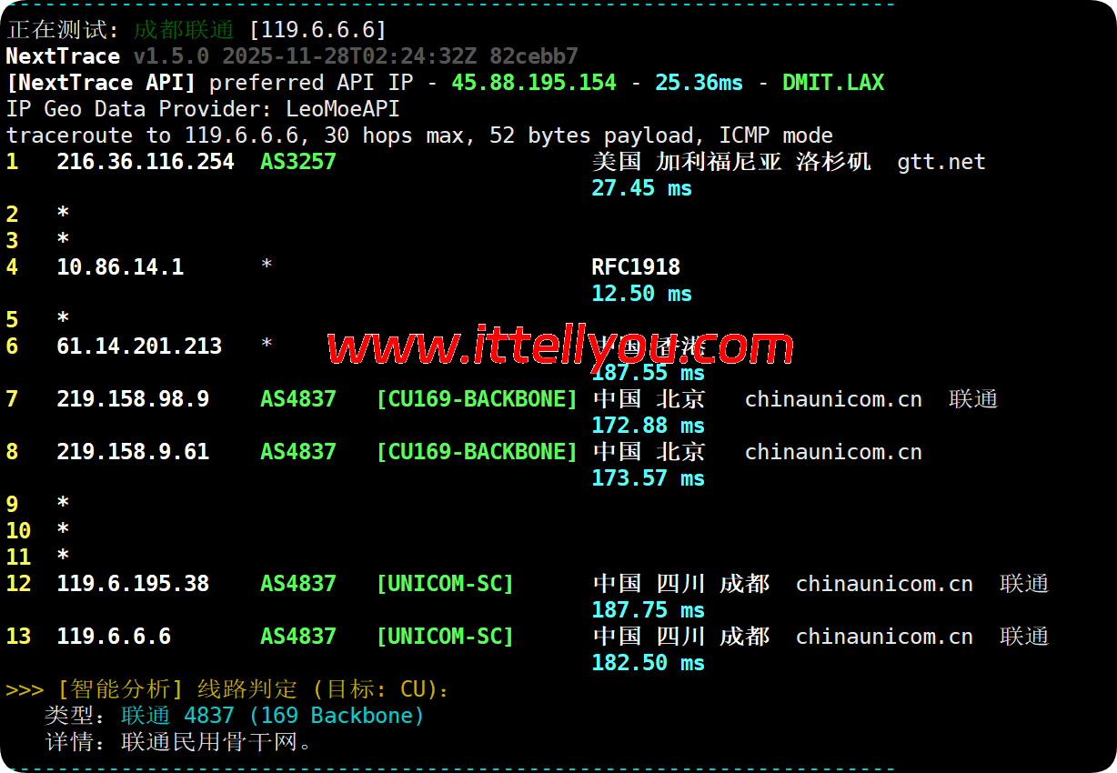 莱卡云：美国双isp服务器测评，IP质量优秀，流媒体全解，月付52元起
