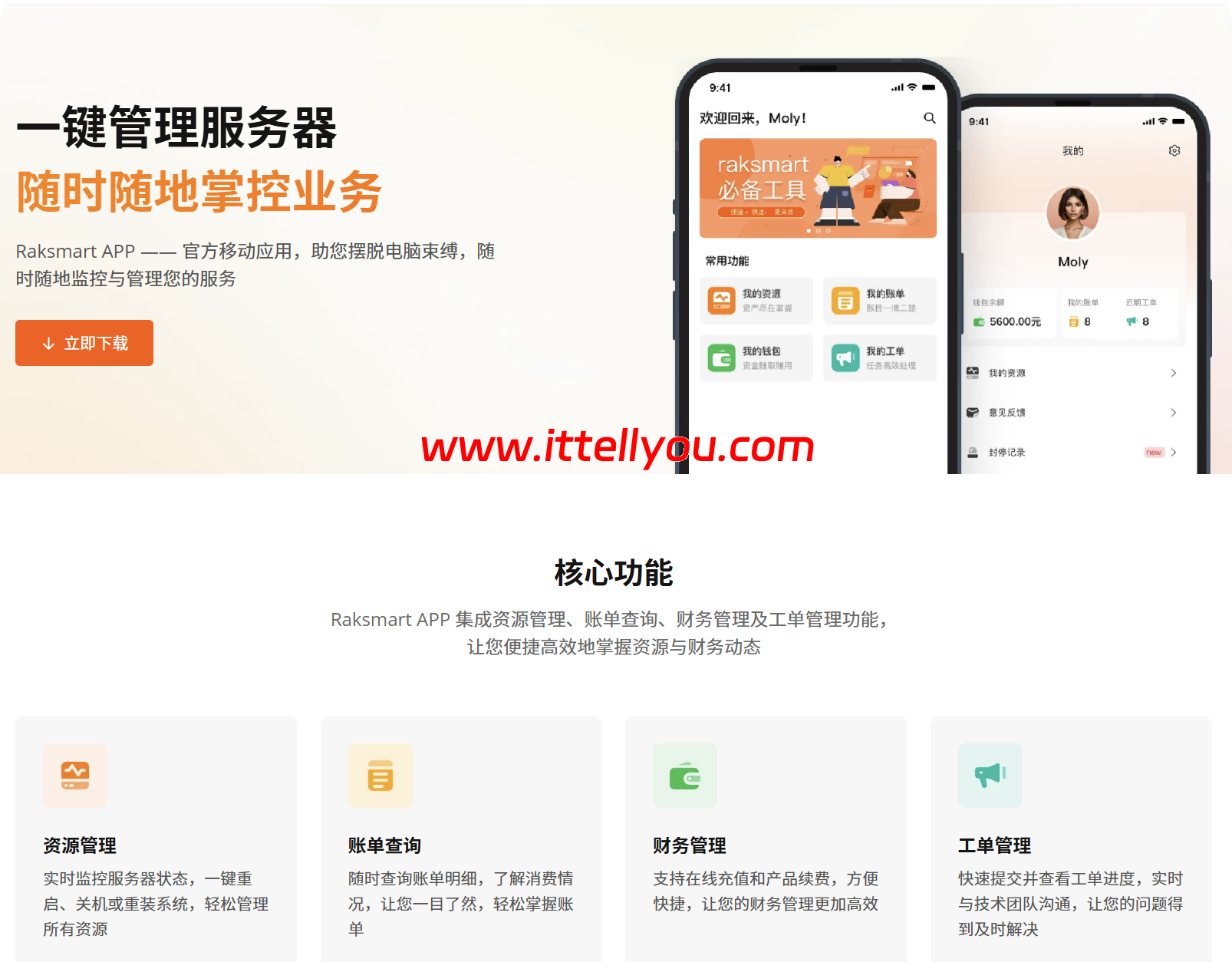 🔥🔥Raksmart 官方 APP 重磅上线：一键掌控服务器，随时随地管理海外业务！
