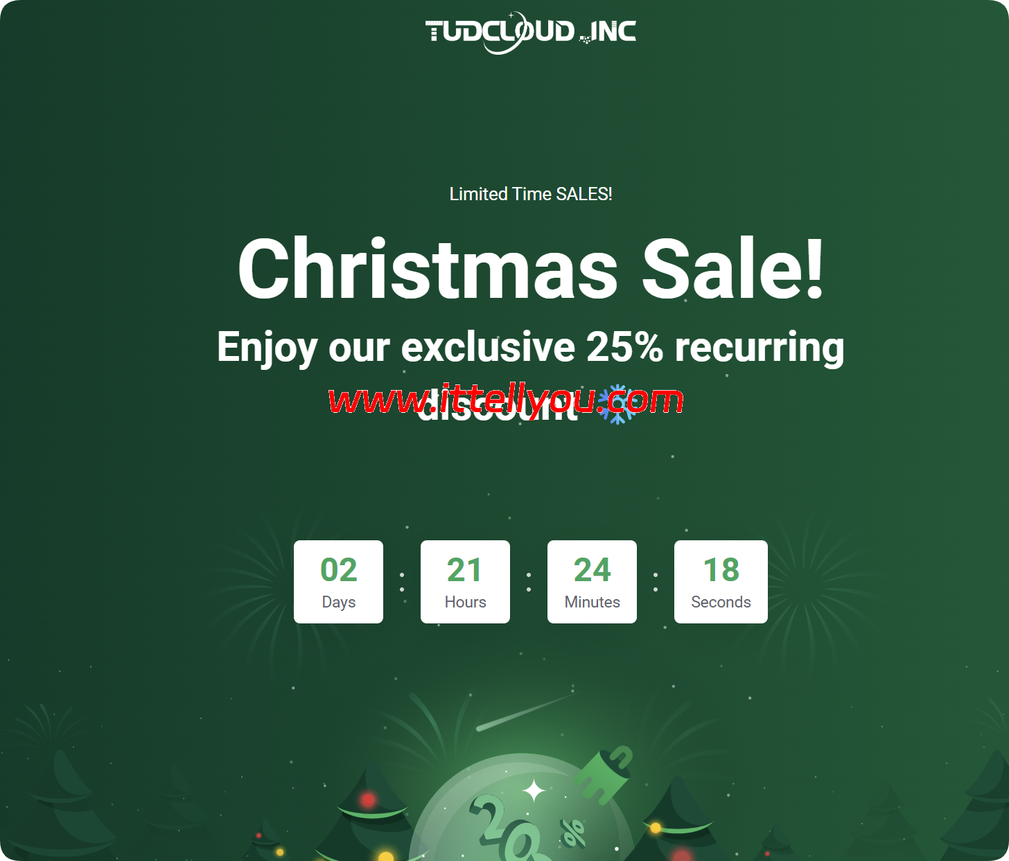 #双旦狂欢季#Tudcloud：VPS 主机全场 7.5 折限时特惠，香港CN2线路VPS月付3.75美元起，西雅图VPS月付4.5美元起