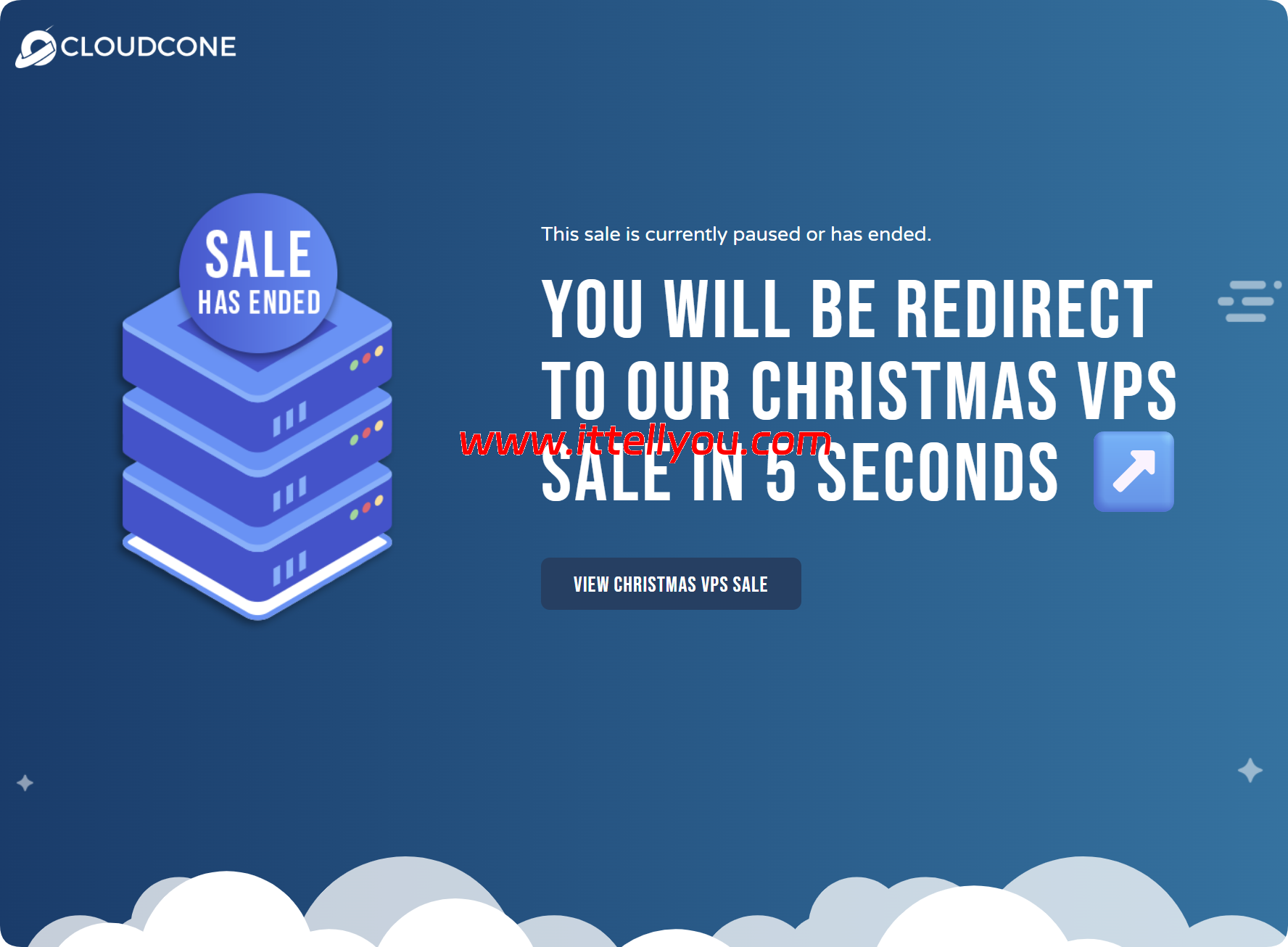 #年终清仓促销#CloudCone：1核/1GB/50GB/1TB/1Gbps带宽，$9.99/年，洛杉矶机房