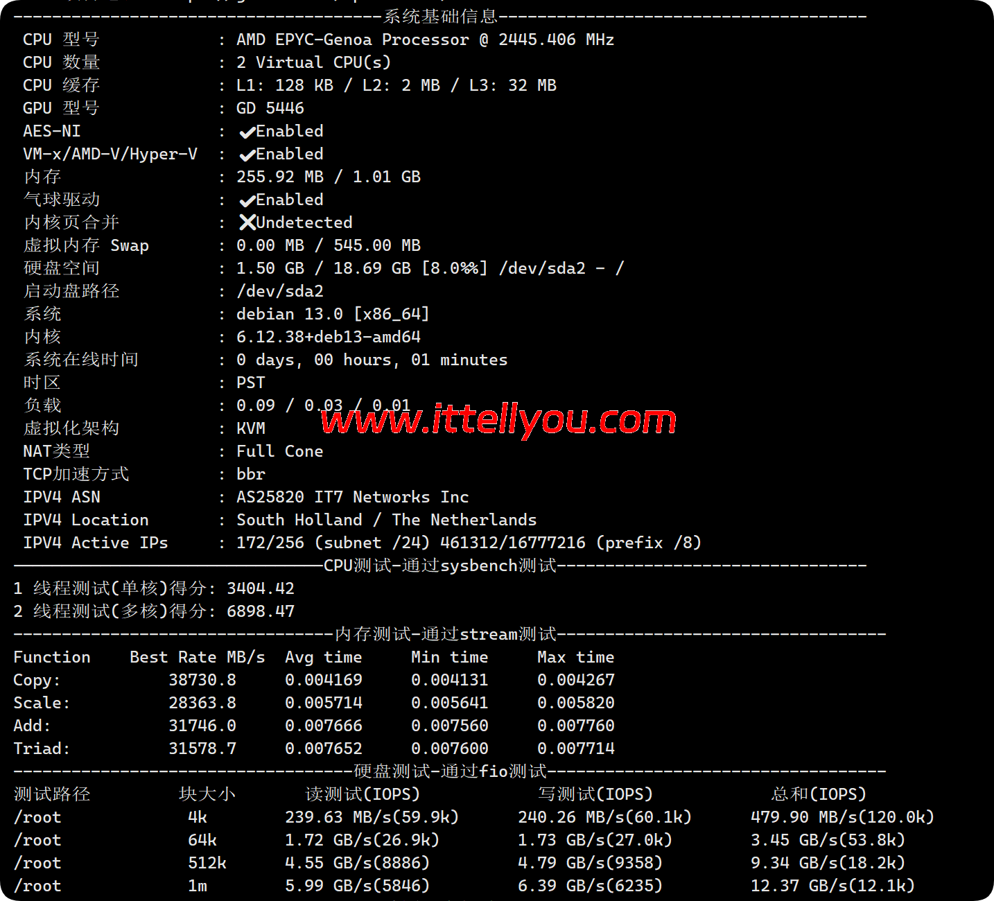 搬瓦工:荷兰EUNL_1机房测评,$49.99/季度,解锁全球主流流媒体、AI服务,无区域限制 33 搬瓦工:荷兰EUNL_1机房测评,.99/季度,解锁全球主流流媒体、AI服务,无区域限制