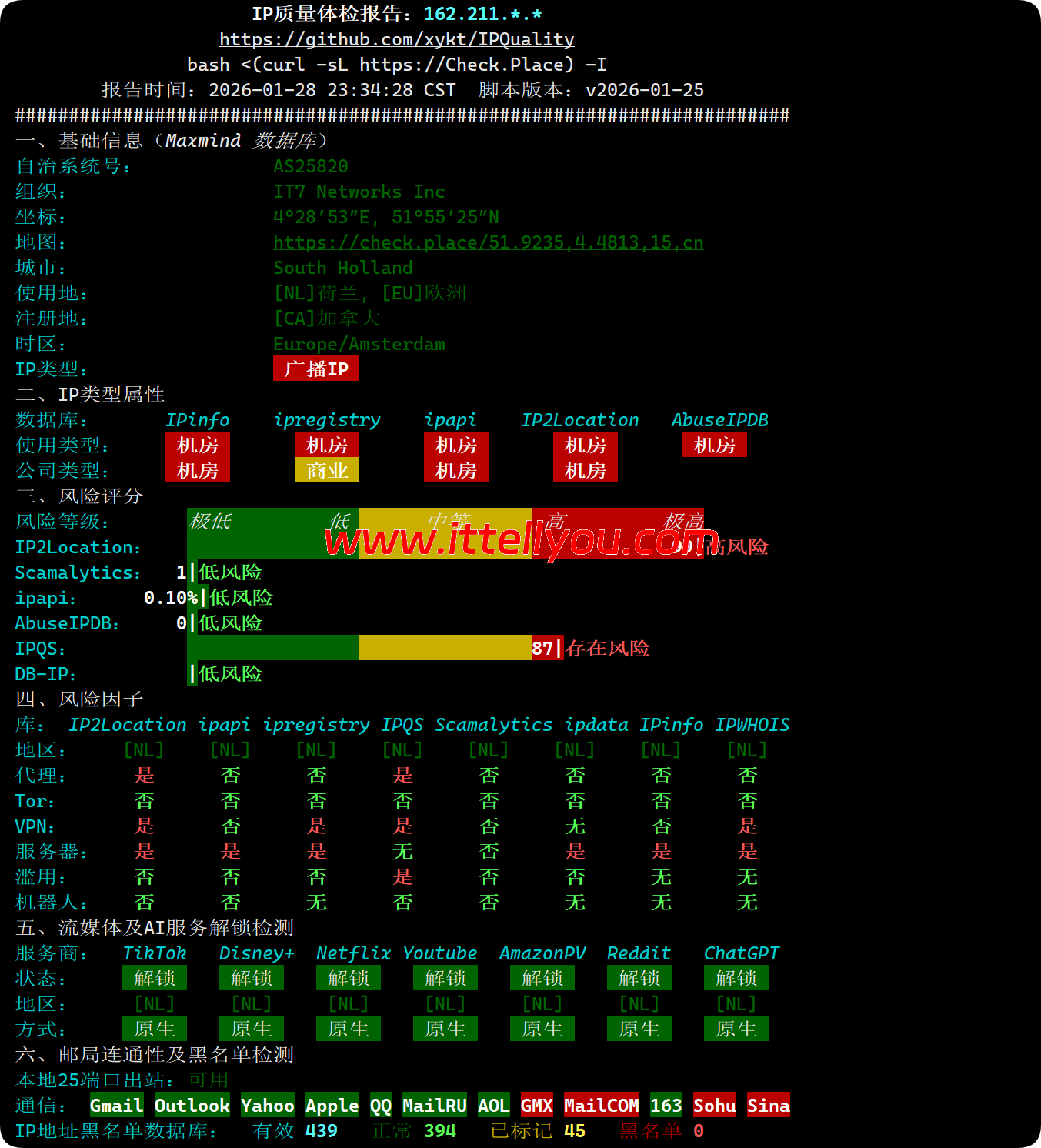搬瓦工:荷兰EUNL_1机房测评,$49.99/季度,解锁全球主流流媒体、AI服务,无区域限制 36 搬瓦工:荷兰EUNL_1机房测评,.99/季度,解锁全球主流流媒体、AI服务,无区域限制